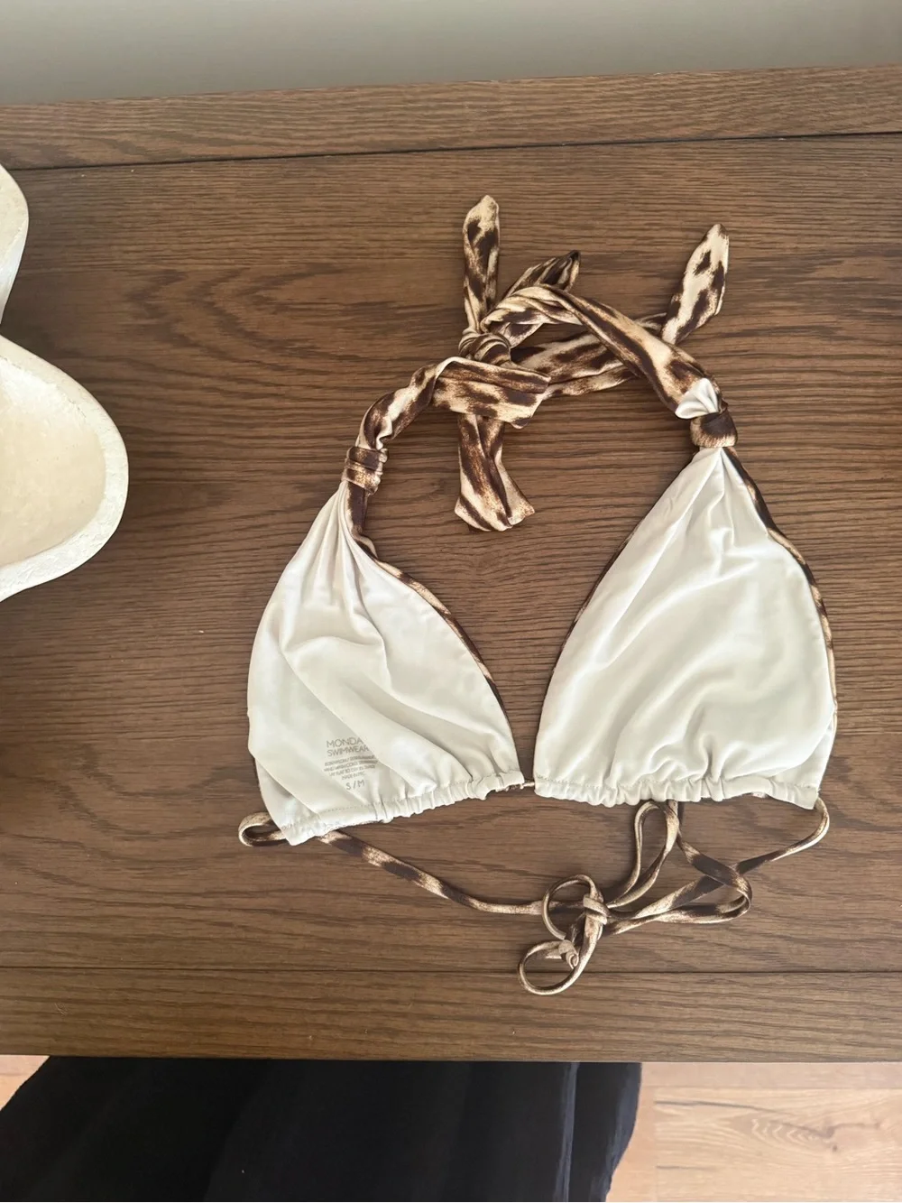 Monday Swimwear Tulum Leopard Bikini Top S/M
